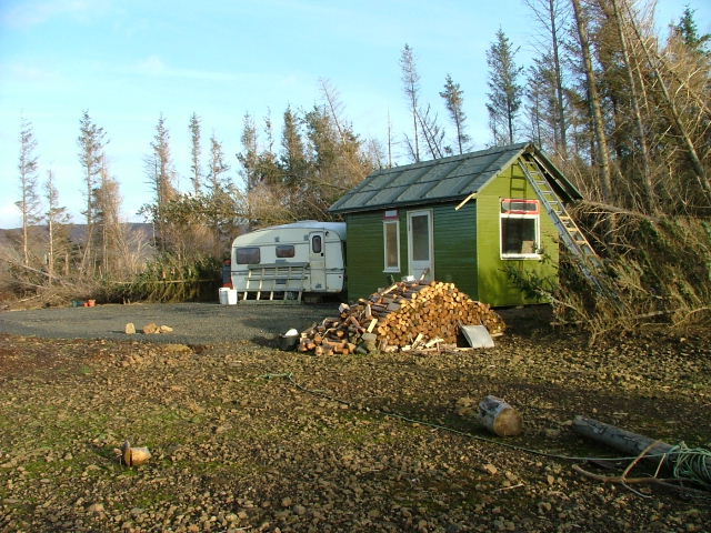 Shed and Caravan