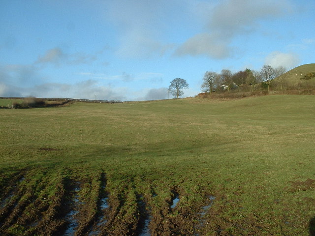 Farmland near Crooklands