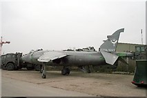 SK9422 : Sea Harrier at the old airfield by Terry Butcher
