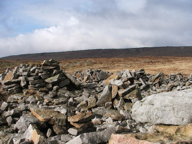 Piles of stones on Stony Edge.