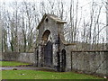 Gates to Nantclwyd Estate