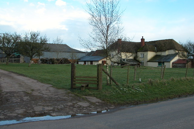 Farm at Hele Barton, near Thelbridge Cross
