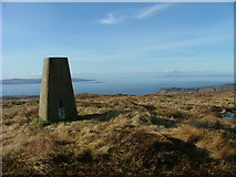NG4161 : Ben Brogaskil Trig Point by Dave Fergusson