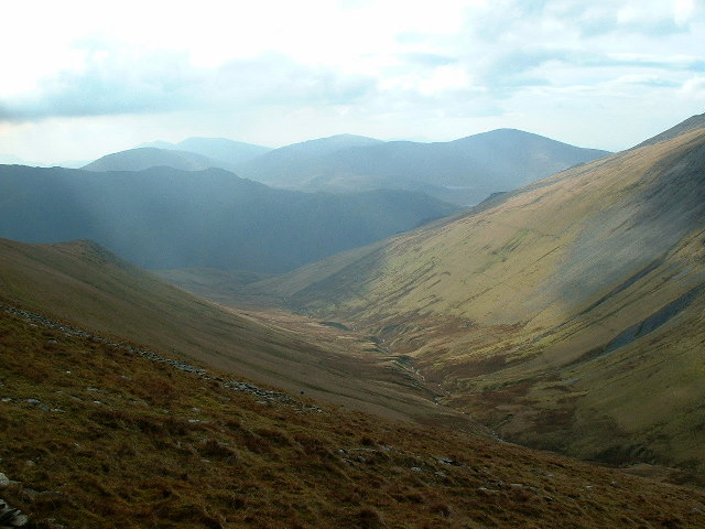 The view from the side of Foel-goch