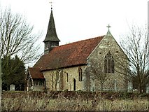 TL7116 : St.John the Evangelist church, Little Leighs, Essex by Robert Edwards
