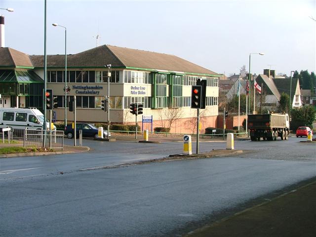 Oxclose Lane Police Station © Mick Garratt cc-by-sa/2.0 :: Geograph