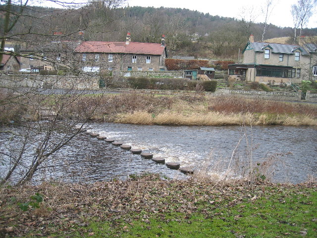 Stepping Stones over River Coquet