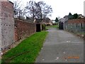 Alley behind Billam Street in Eckington.