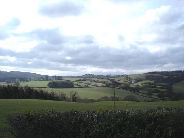 Farmland near Dolwen