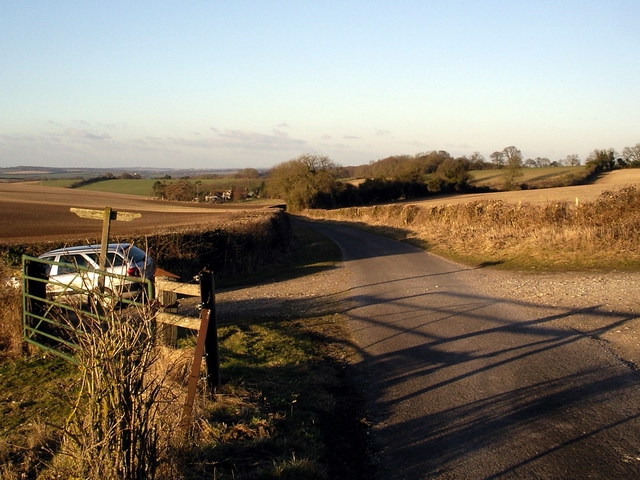 The South Downs Way crosses Rodfield Lane