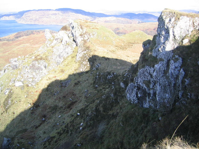 Cliffs at Beinn Mor