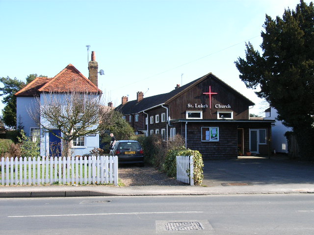 Pearmain Cottage and St Luke's, Old Windsor