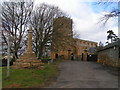 Great Brington Cross and Church