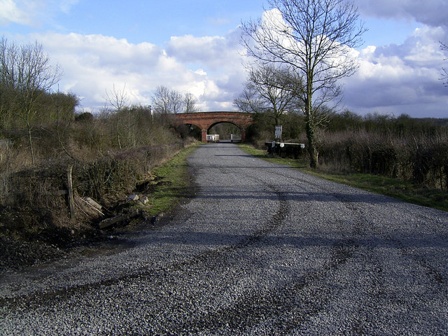 Access road to Battlefield Railway, Shackerstone, Leics
