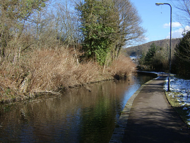 The Swansea Canal at Pontardawe