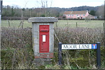 ST4270 : Post Box at Moor Lane, by Clevedon by Adrian and Janet Quantock