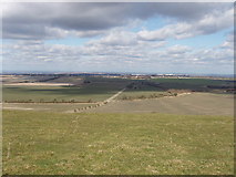 SU1676 : View west of north from Burderop Down by David Hawgood