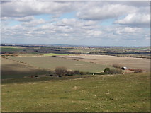 SU1676 : View east of north from Burderop Down by David Hawgood