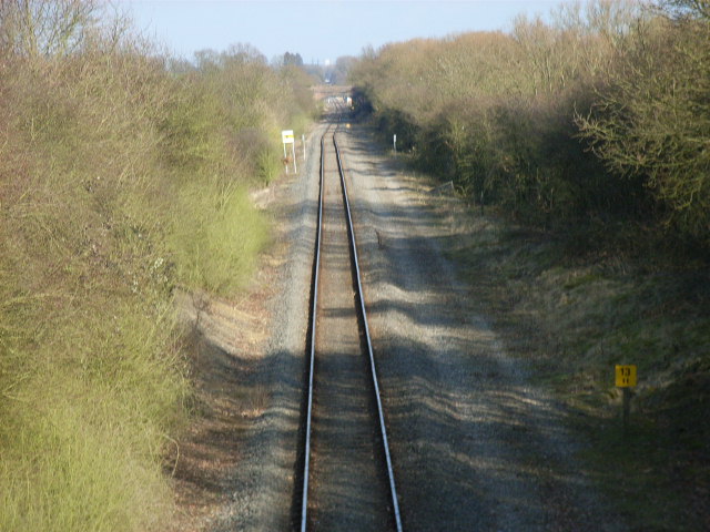 Railway north of Charndon