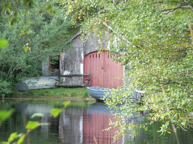 Boathouse at Farr Loch