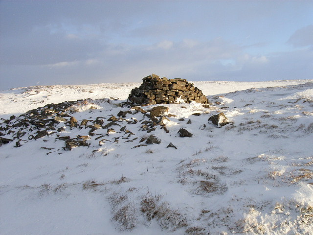 Capped shaft next to the Pennine Way