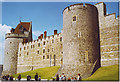 SU9676 : Curfew and Garter Towers, Windsor Castle. by Colin Smith