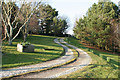 Lansallos: driveway to Blanches Windsor