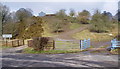 Two farm gates with cattle grids