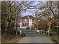 Brockishill Road approaching Bartley post office