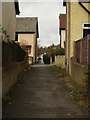 Path approaching Newlaithes Gardens