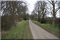 Country lane near Kelby Farm