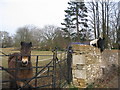 Paddock near South Wraxall House