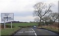 Crossroads near Marsh Lane in NE Derbyshire