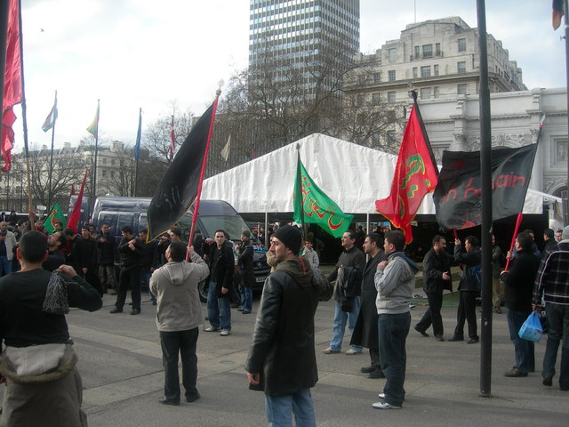 Procession at Marble Arch