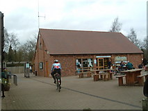 SP2095 : Shop and Restaurant at Kingsbury Water Park by Tony Hansard