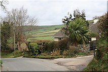 SX0954 : Farmhouse and Fields by Tony Atkin