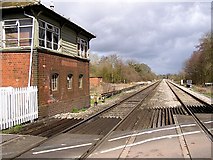 SO6907 : Gloucester to Chepstow Railway Line by Stuart Wilding