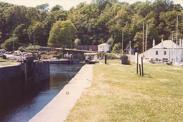 Crinan Canal Exit Lock