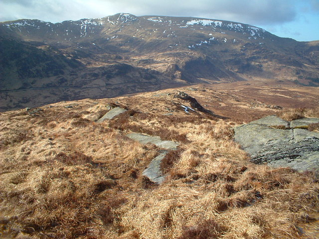 Looking down the SW ridge of Craiglee