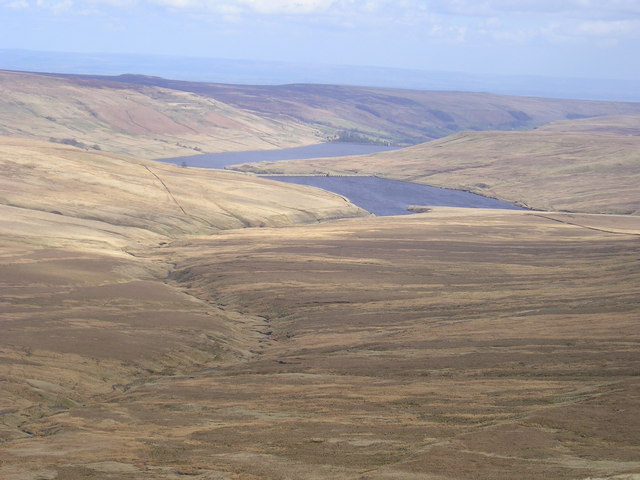 Angram & Scar House reservoirs from Nidd Head