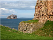 NT5985 : Tantallon Castle and Bass Rock by Lisa Jarvis