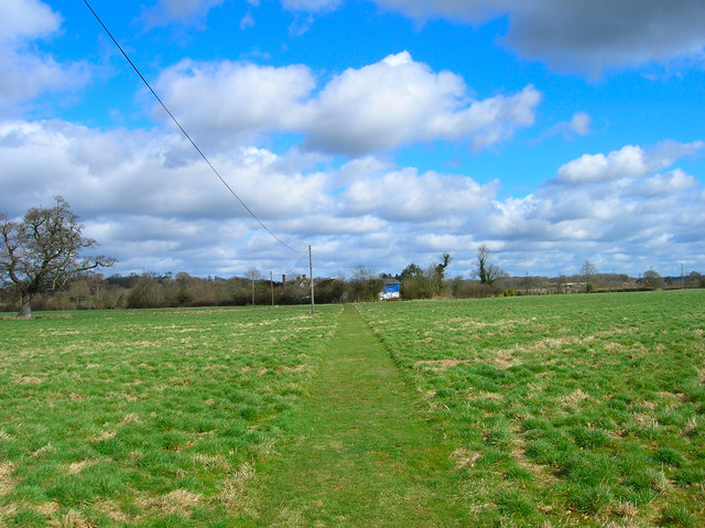 Footpath to Shiprods Farm
