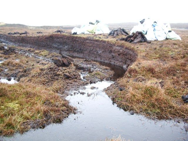Peat Cutting, Shetland