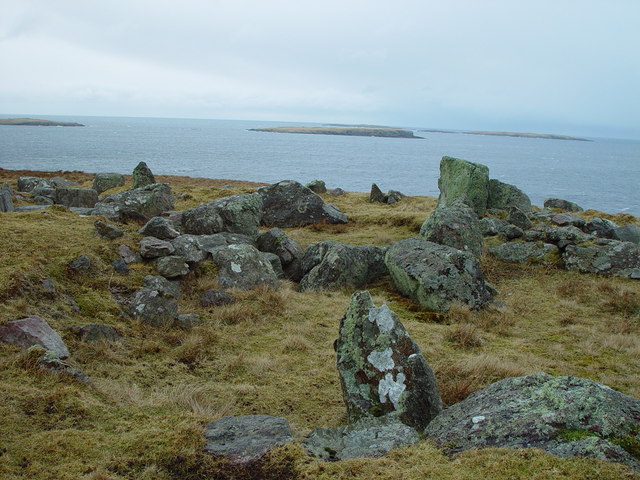 Standing Stones of Yoxie, Whalsay, Shetland