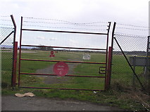NZ3612 : Crash Gate 4 : Teesside International  Airport by Hugh Mortimer