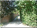 The Butts - Betley.   A view of the Butts taken from the Church steps