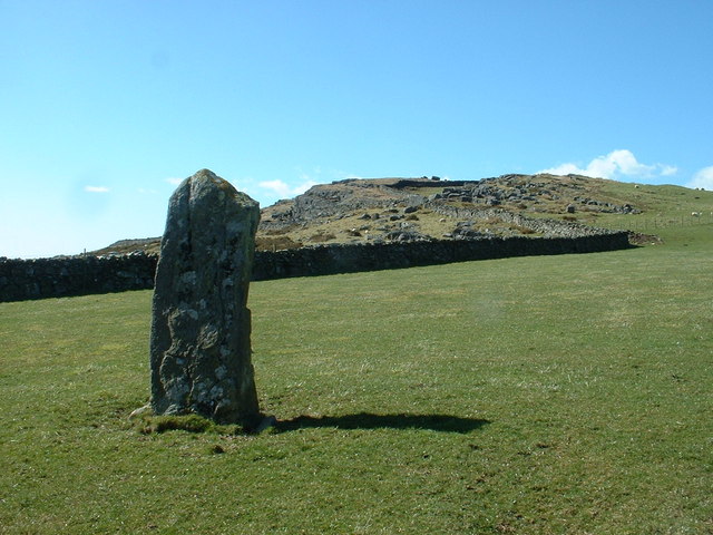 Standing Stone near Foel Senigl