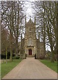 TQ0648 : The Irvingite Church, Albury by Humphrey Bolton