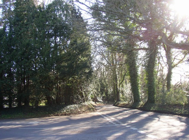 Junction of Hambledon Road with Clock Barn Lane, Busbridge