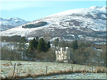 NN6022 : Castle at south-western end of Loch Earn by Eva Forbes